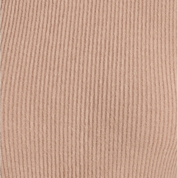 Z Supply Ribbed Knit Midi Dress – Tan, Size S, Sleek + Stretchy - Picture 5 of 5